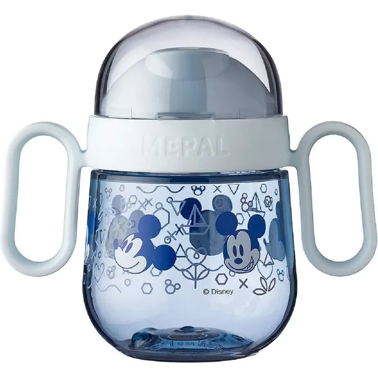 Mepal Mio – Antitropf-Trinklernbecher - Mickey mouse – Trinklernbecher ab 6 Monate – Baby-Trinkbecher – auslaufsicher – spülmaschinengeeignet