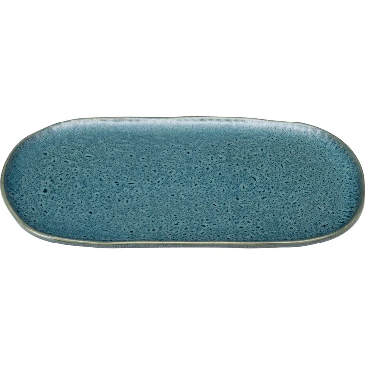 Leonardo Platte Matera Blau (32x18 cm) 022847