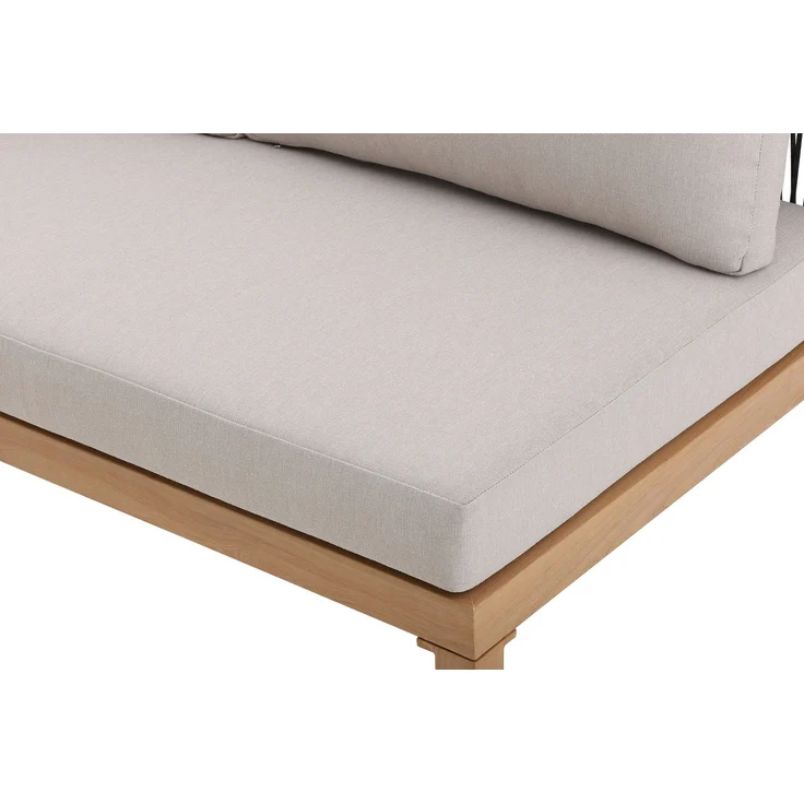 Gardissimo LUKA Rope Alu Ecklounge Gartenmöbel Set Holzoptik Gruppe rechts – Bild 10