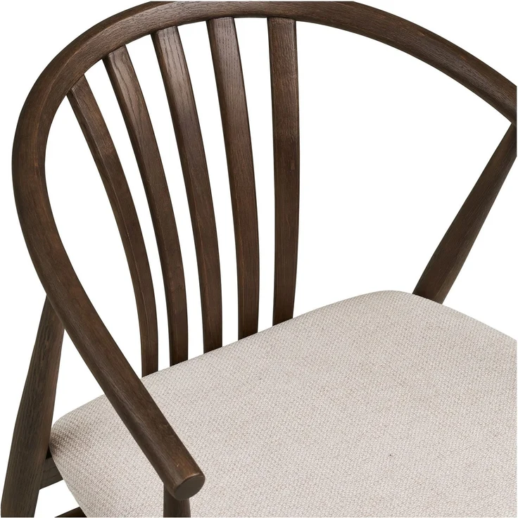 Esszimmerstuhl >Agustin< (1 stk) in Eiche geräuchert - 57x78x54 (BxHxT) – Bild 6