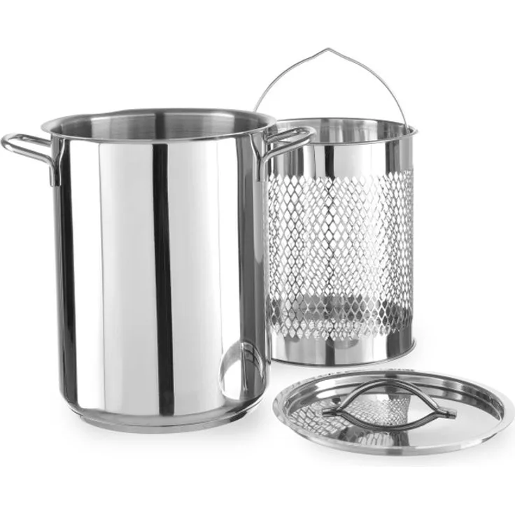 HENDI Spargel- und Nudeltopf XL, 5,5L, ⌀162x(H)280mm