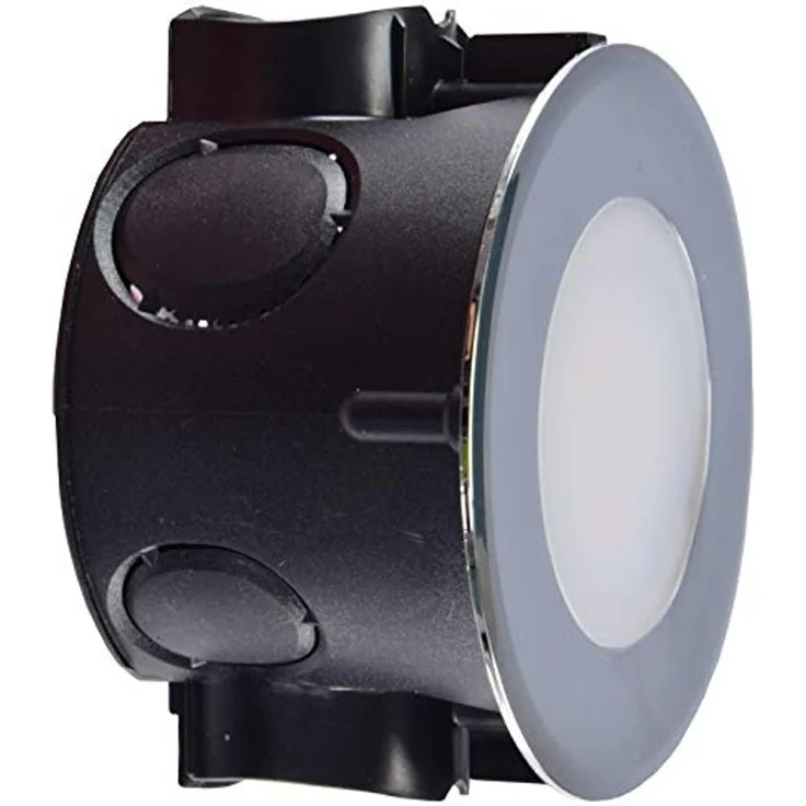 ChiliTec LED Einbauleuchte Treppenlicht - Stufenleicht für Unterputz Dosen - 2Watt 150Lumen - für 60mm UP-Dosen - 230V Stufenbeleuchtung Licht Weiß – Bild 4