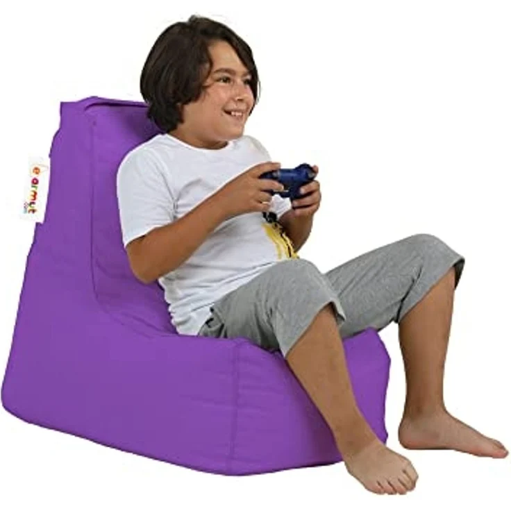 Sitzsack für Kinder, für den Außenbereich, Violett – Bild 3