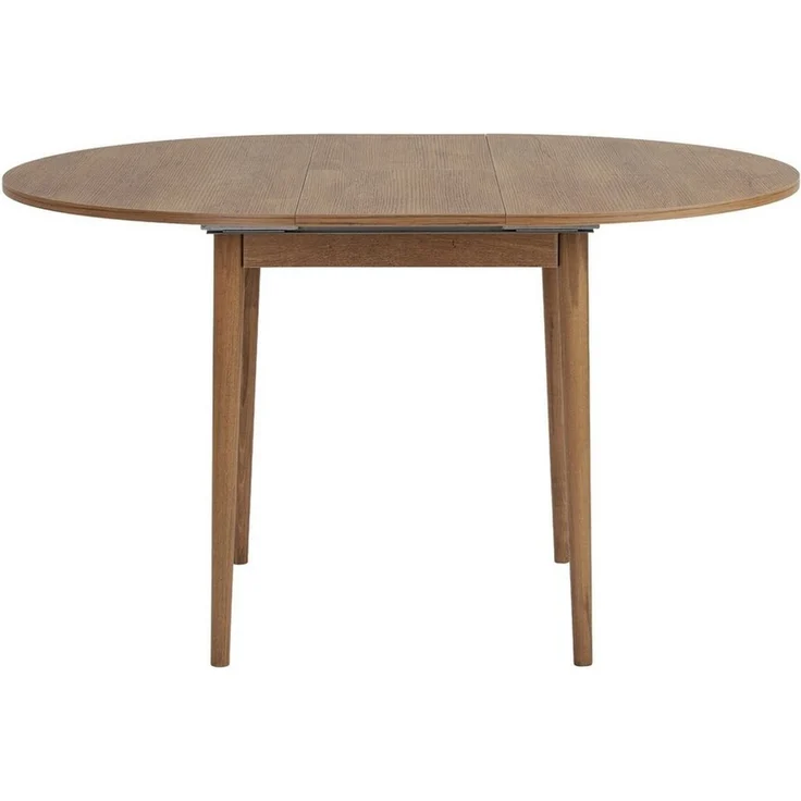 Extendable Dining Table, Kafkas Oak, 100 x 100 cm (Open: 131 cm) | 100% Melamine Coated Particle Board, 18 mm Thickness | Sturdy Wooden Legs, Scandinavian Design for Modern Dining Spaces – Bild 2