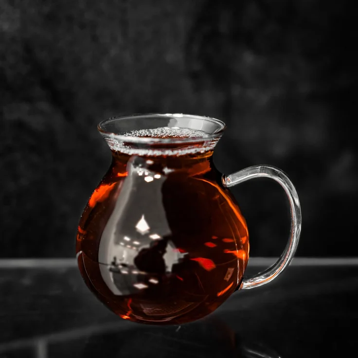 Elegante 6-tlg Teegläser mit Henkel aus Borosilkatglas, Hitzebeständig - 200 ml – Bild 3