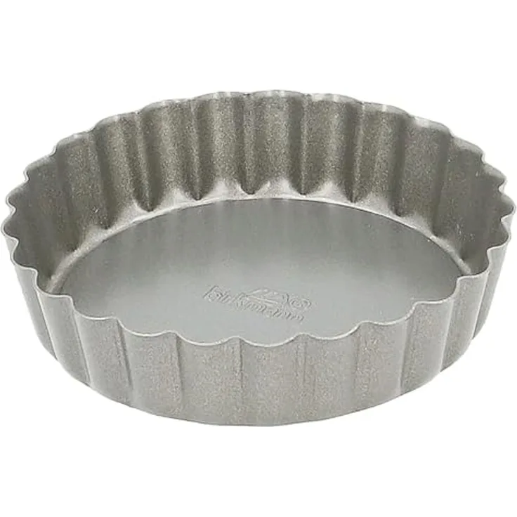 Birkmann Mini-Tarteform Ø 10 cm Höhe 2 cm mit losem Boden mit Antihaftbeschichtung