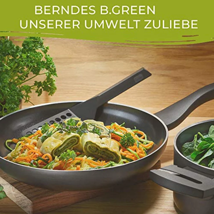 Berndes b. green Bratpfanne, Brat Pfanne, Stielpfanne, Induktion, Aluminium, Ø 30 cm, 0005440130 – Bild 8