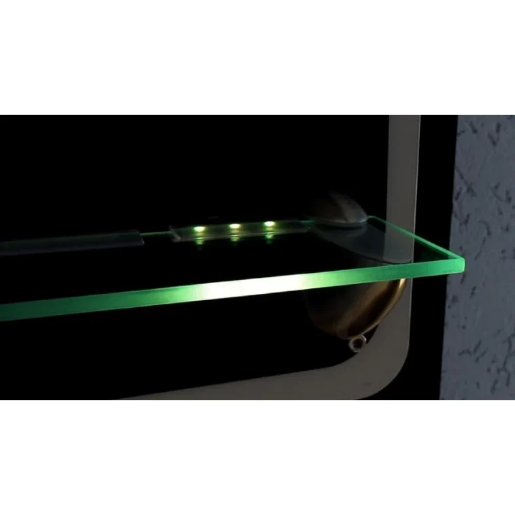 QLS LED Unterbauleuchte Weiß 12V mit Fernbedienung 16 Farben Dimmbar, LED fest integriert, Set Glaskantenbeleuchtung SMD 5050 RGB – Bild 3