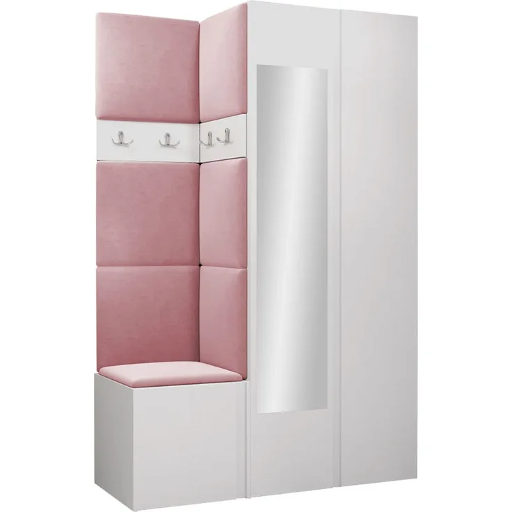 Garderoben-Set Monati XXVI (Farbe: Weiß, Manila 09)