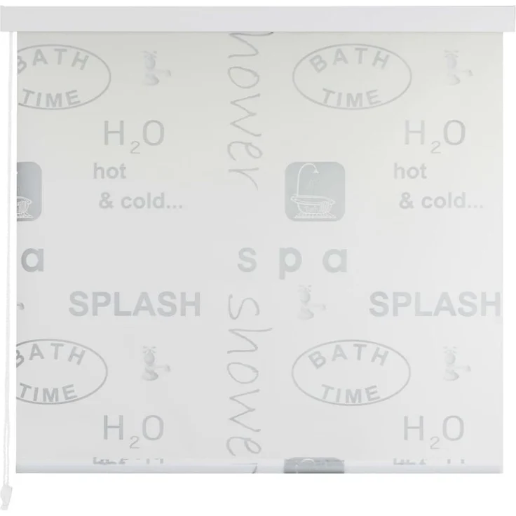 vidaXL Duschrollo 120x240 cm Splash-Design 142873 – Bild 2
