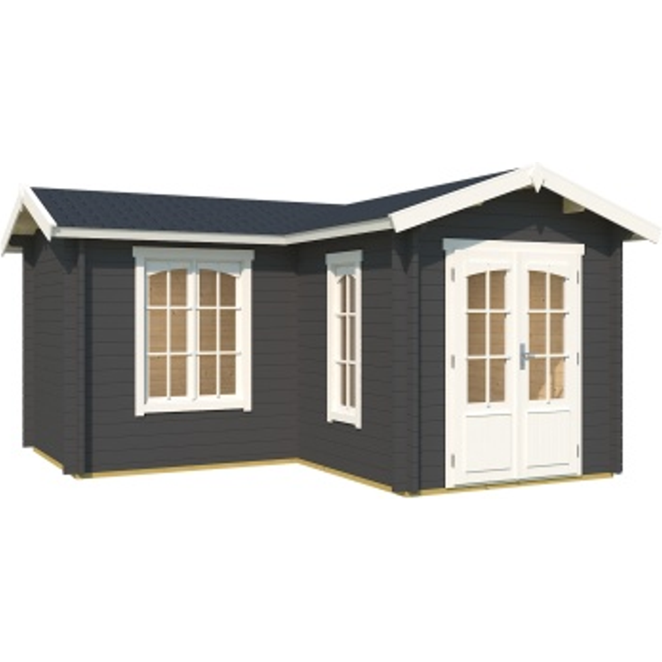 Lasita Maja Holz Gartenhaus Porthsmouth 44 | Carbongrau