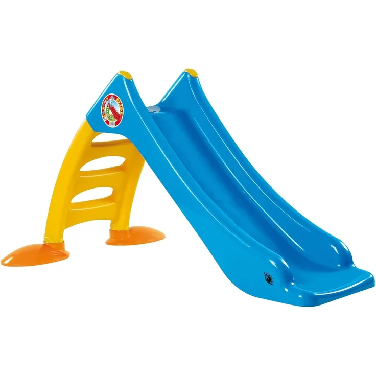 Dohany 2in1 Kinderrutsche Wasserrutsche freistehend Rutschbahn Rutschlänge 120 cm (blau/gelb)