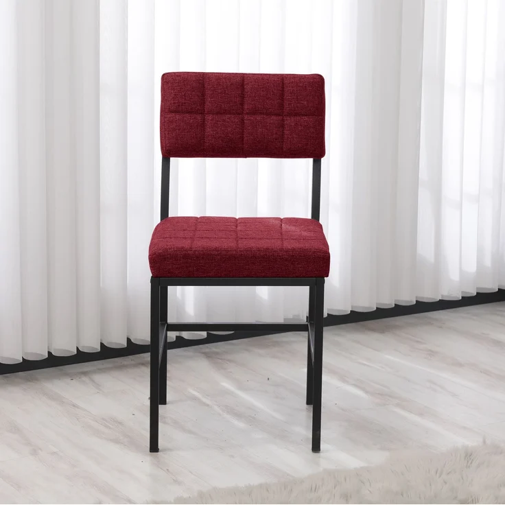 Skye Decor 'Dubai - Burgundy' Stuhl, Bordeaux, 40 x 82 x 40 cm – Bild 2