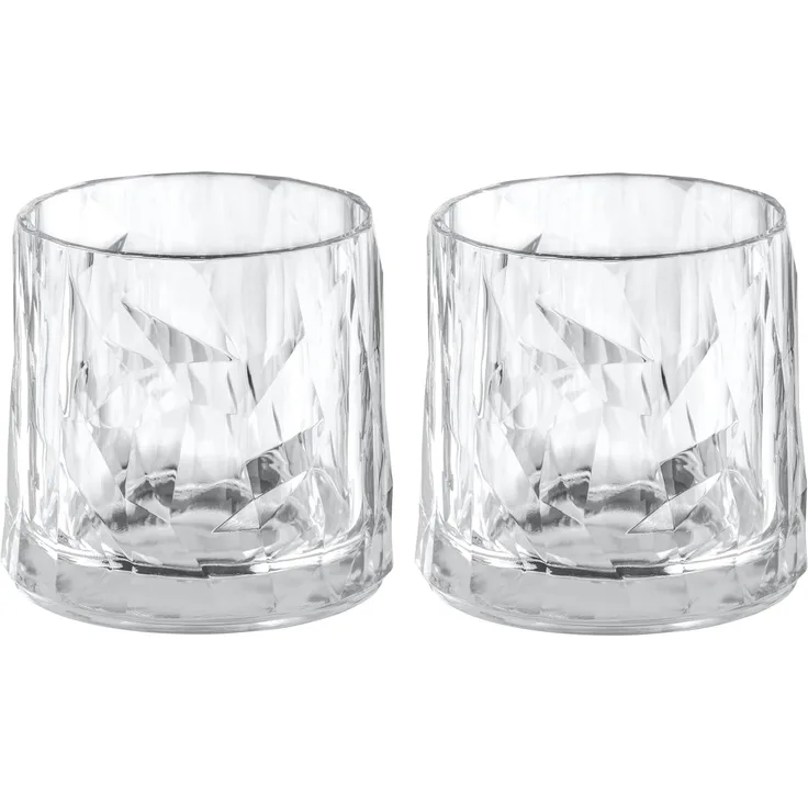 Koziol CLUB NO. 2 Whiskybecher Superglas 2er Set 250 ml - A