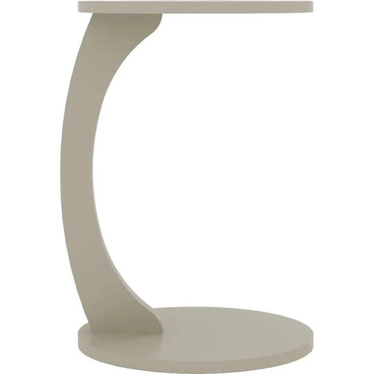 Beistelltisch Holeby 56 x Ø 38 cm Sandsteinfarben [en. casa] – Bild 6