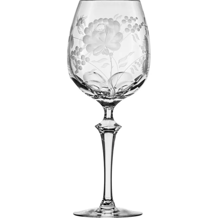 Rotweinglas Kristall Primerose clear (25,5 cm)