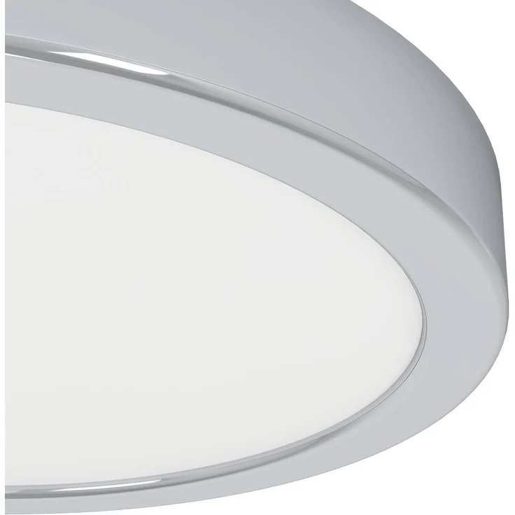 EGLO LED Deckenlampe Fueva 6, Bad Deckenleuchte Ø 21,1 cm, Badlampe aus Stahl in Chrom und Kunststoff in Weiß, Badezimer Lampe, warmweiß-kaltweiß, IP44 – Bild 5