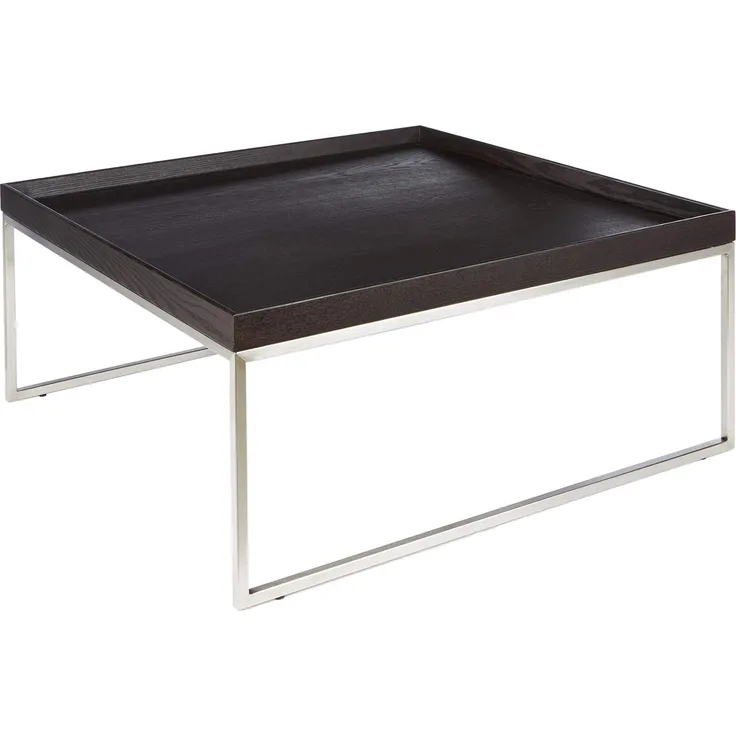 Jan Kurtz 499003 Couchtisch, Holz, Schwarz, 80 x 80 x 36 cm