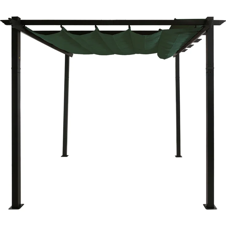 Mendler 'HWC-N93' Pergola, Aluminium grün, 3 x 4 m – Bild 8