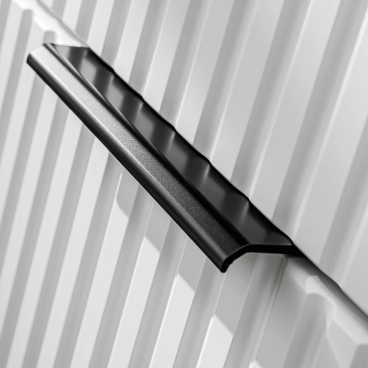 Waschtischunterschrank 120 cm weiß matt mit gerillter Front, 4 Softclose-Auszüge, ADELAIDE-56-WHITE – Bild 6