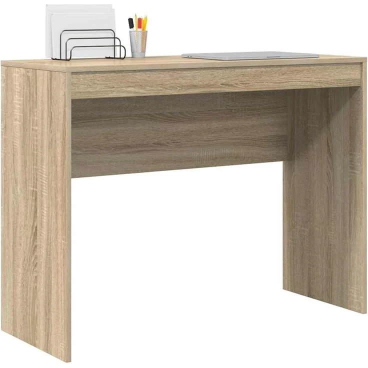 vidaXL Schreibtisch Sonoma-Eiche 100 x 40 x 76 cm 869404 – Bild 2