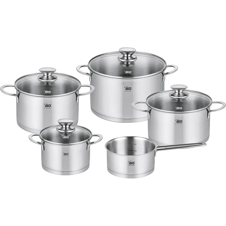 ELO Topfset Galant 5teilig Edelstahl