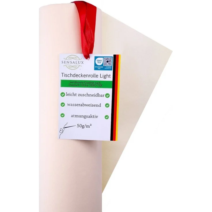 Sensalux Tischdecke Sensalux light Tischdeckenrolle 1,10m x 25m creme – Bild 5