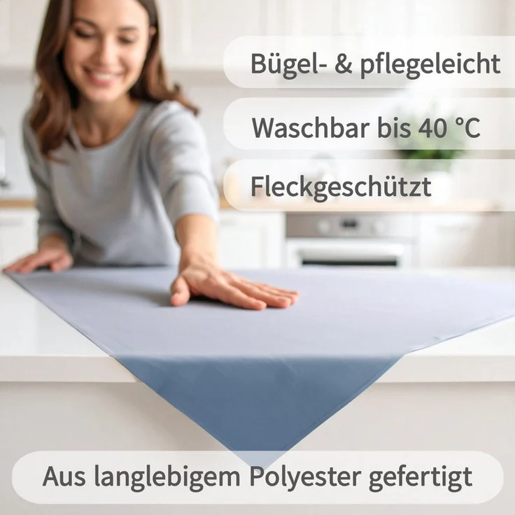 matches21 HOME & HOBBY Tischdecke Tischläufer 40x150 cm für Küche & Esstisch in Orange (1-tlg), Waschbare Mitteldecke mit Lotuseffekt – Bild 2