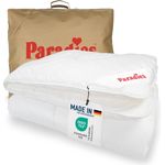 Paradies Kunstfaserbettdecke Prima Bio, Füllung: 100% Polyester, Bezug: 100% Baumwolle kbA, 4 Jahreszeiten Bettdecke anpassbar und ideal für jedes Wetter