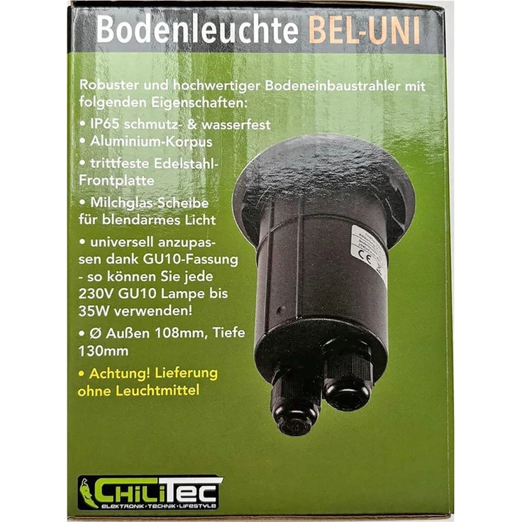 Bodenleuchte "BEL Uni R"ØxT 11x14cm, IP65, GU10 Fassung, rund – Bild 10
