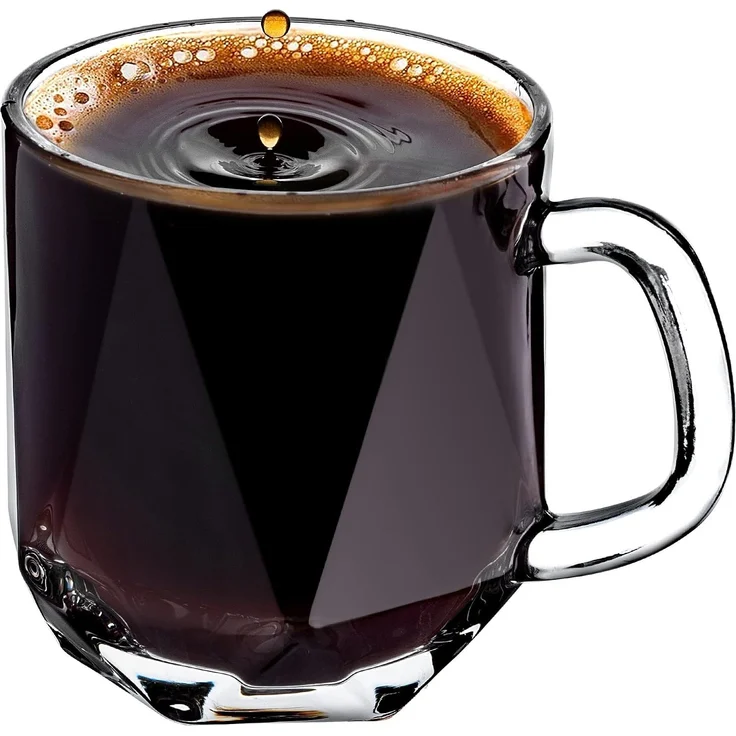 KADAX Kaffee Teegläser 300ml Getränkeglas mit Henkel Glas Set 6x – Bild 4