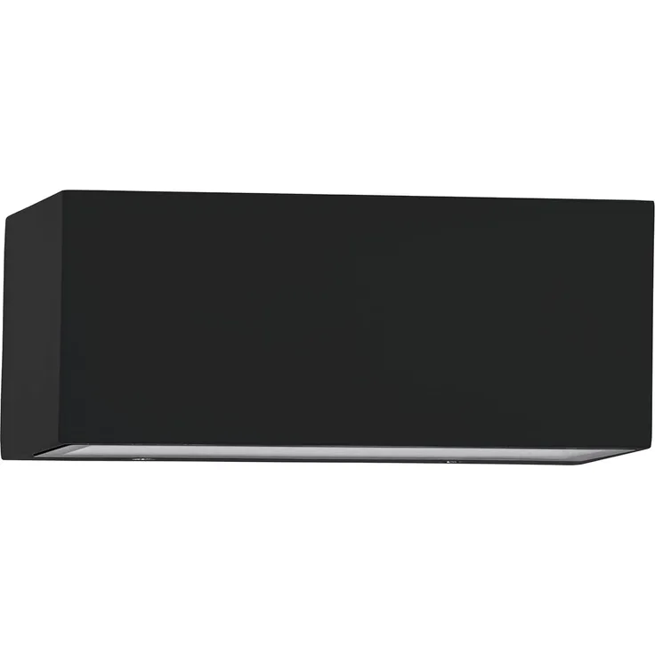 Eglo 900885 Wandleuchte SPONGANO Alu schwarz LED 2X5W 3000/4000/5000/6500K IP65 L:18. 5cm H:9cm