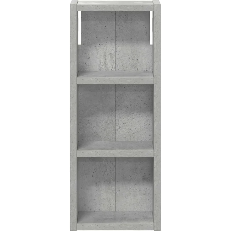 vidaXL Badezimmer-Wandschrank Betongrau 20 x 10 x 50 cm Holzwerkstoff 889282 – Bild 6