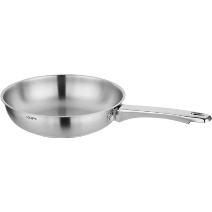 Kopf Topf-Set Clara, Edelstahl, 10-teilig mit 4 Kochtöpfen, Bratpfanne, Schmorpfanne, Stielkasserolle und 3 Glasdeckeln, für alle Herdarten inkl. Induktion, spülmaschinengeeignet und backofenfest – Bild 19