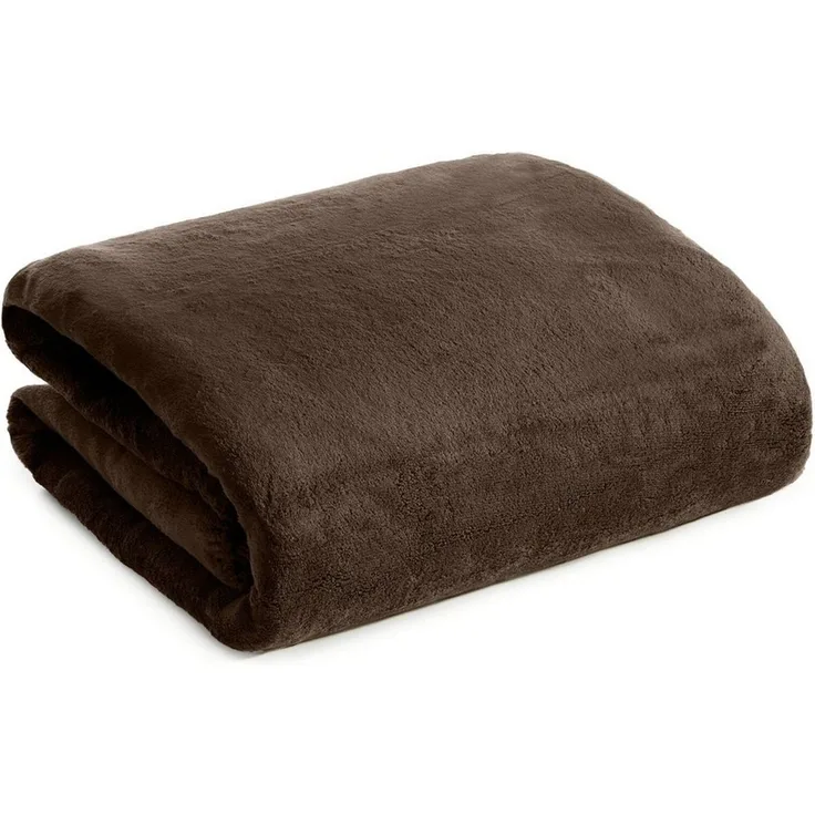 Wohndecke TEDY warme Decke für Herbst & Winter, Eurofirany, Teddy-Fleece, kuschelige Sofadecke, Sesselschoner, Extra weich