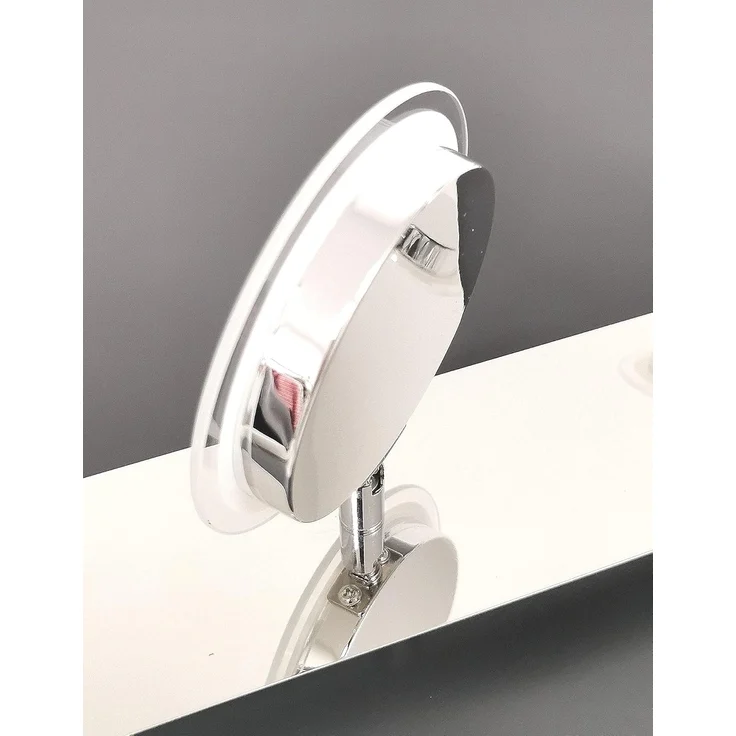 TRANGO LED Deckenleuchte, 2114 Modern 3-flammig IP44 Spiegelleuchte *COOL* inkl. 3x 4,5 Watt 3000K warmweiß LED Modul Badleuchte 420mm lang mit schwenkbar und drehbar Spots, Badezimmer Wandleuchte, Deckenlampe, Badlampe – Bild 7