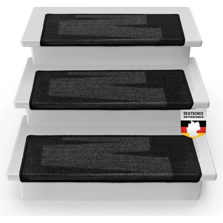 Floordirekt Stufenmatte Via Veneto, Erhältlich in vielen Farben & Größen, Treppenschutz, Halbrund, Höhe: 8,5 mm – Bild 4
