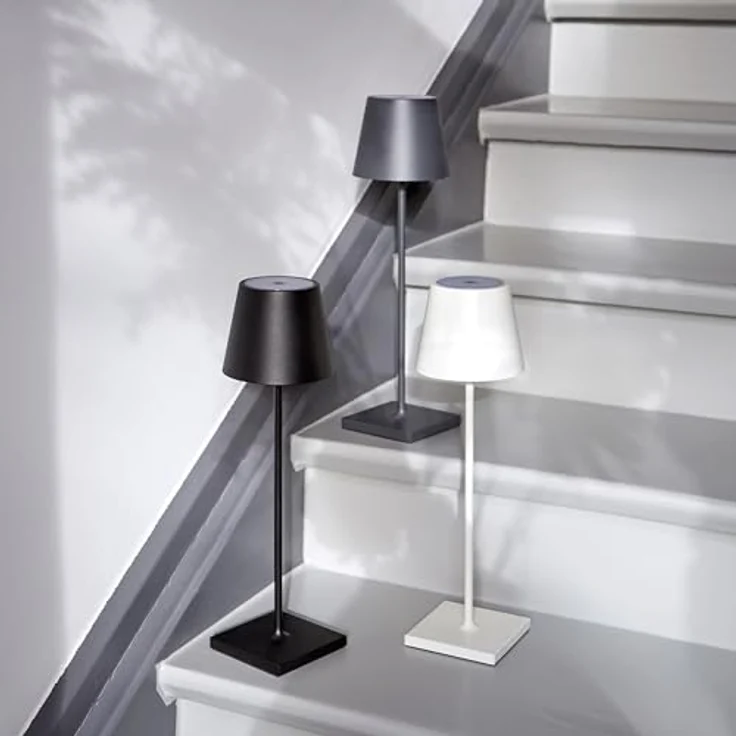 SIGOR LED Tischleuchte Akku-Tischleuchte, Dimmbar, LED fest integriert, Warmweiß – Bild 8