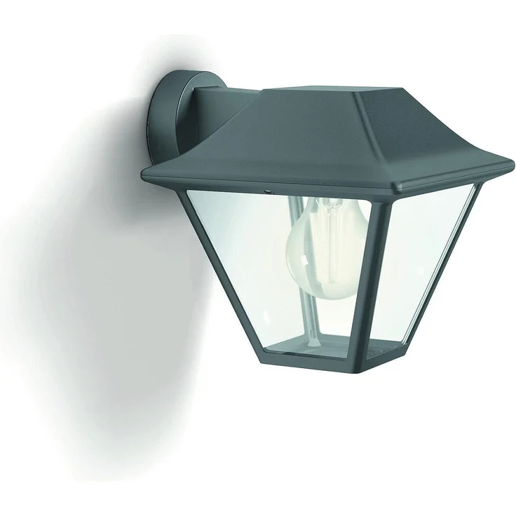 Philips Außenleuchten Wandbeleuchtung für den Außenbereich Anthrazit IP44 Garten Terrasse I Garten Terrasse – Bild 3