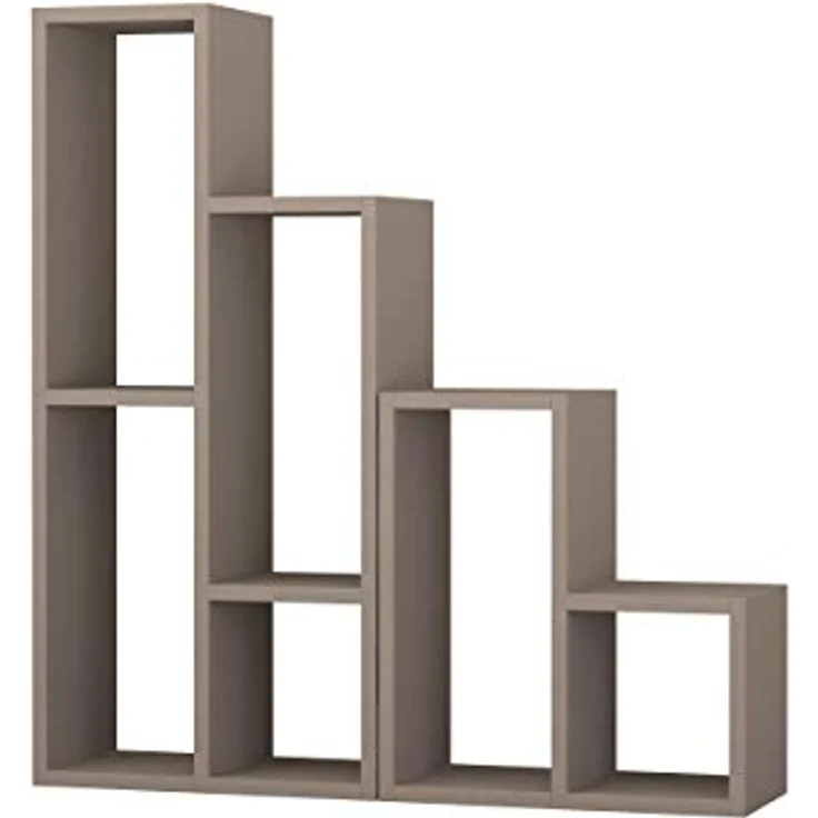 Livetastic Regal, Beige, Holzwerkstoff, 2 Fächer, 42x89x20 cm, für Wohnzimmer und Bücherregale – Bild 2