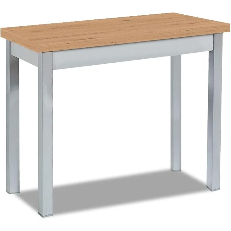 ASTIMESA Küchentisch im Buchstil ohne Schublade und Platte aus laminiertem Holz, Amazona, 80 x 40 cm a 80 x 80 cm