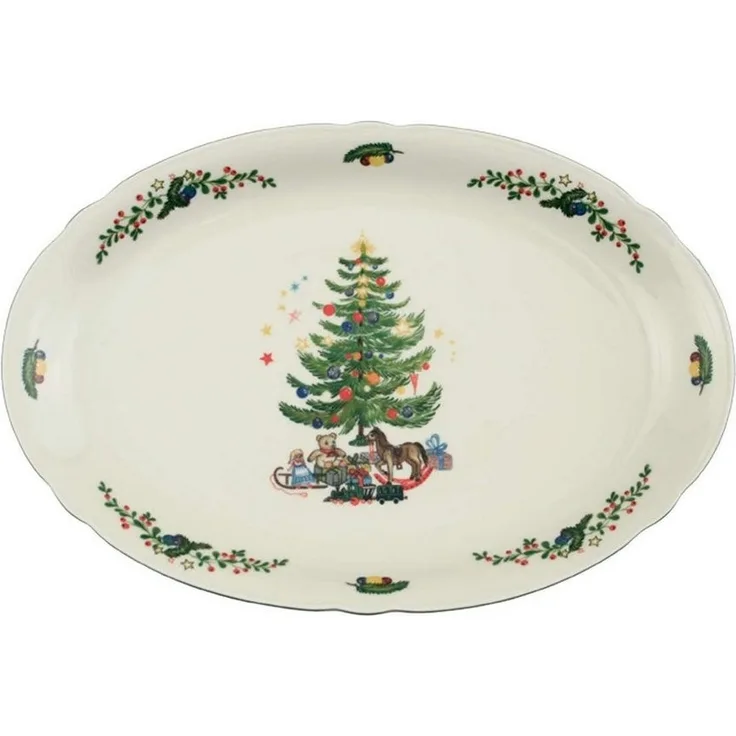 Seltmann Weiden Marieluise Weihnachten Servierplatte 34,1 x 26,3 cm