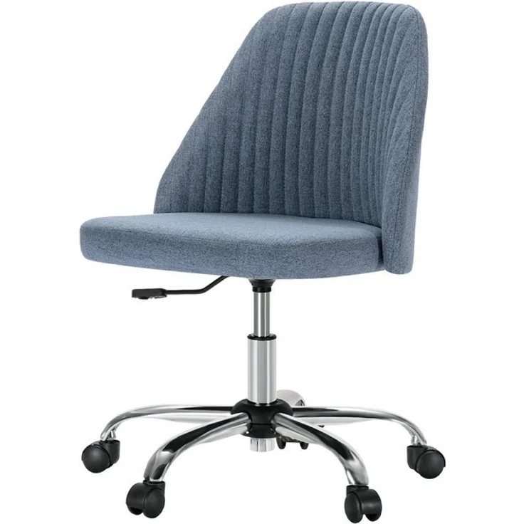 DUMOS Bürostuhl ergonomischer ohne Armlehnen Schreibtischstuhl office chair Drehstuhl, höhenverstellbarer Bürostuhl – Bild 4