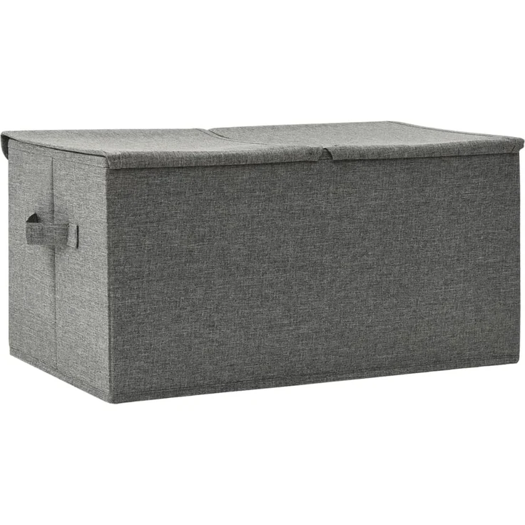 vidaXL Aufbewahrungsbox Stoff 50x30x25 cm Anthrazit 332912 – Bild 3
