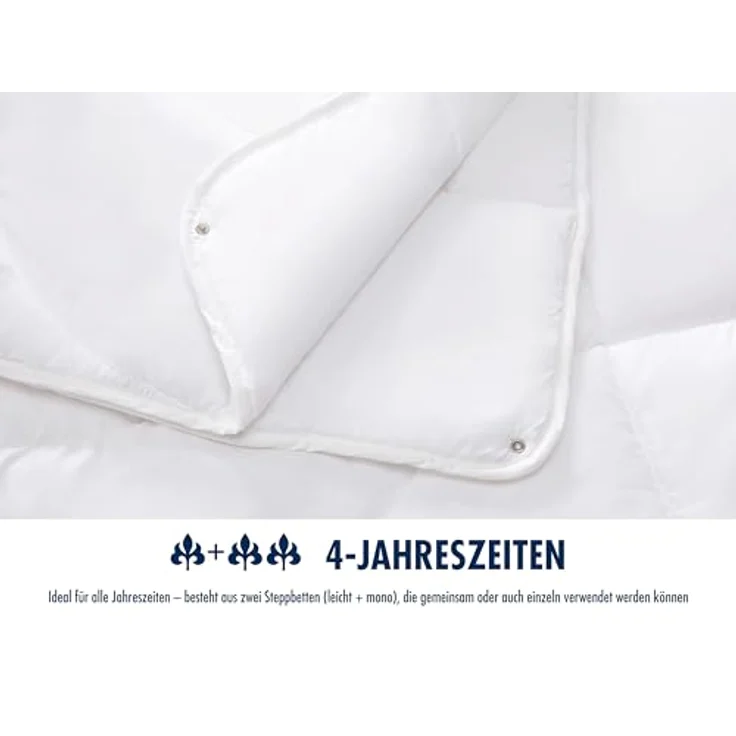 Badenia Bettcomfort Irisette Steppbett Micro Thermo 4-Jahreszeiten, 135x200 cm – Bild 4