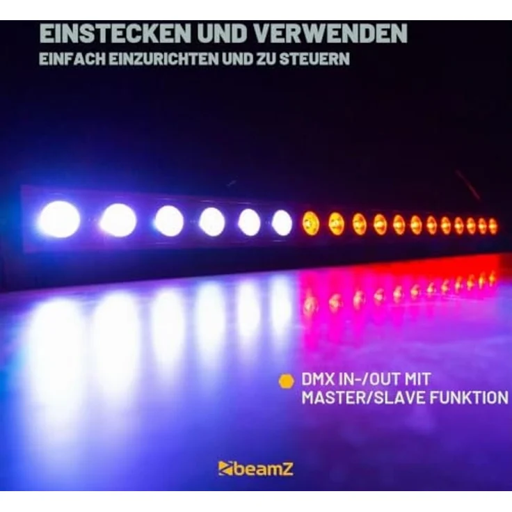 beamZ LCB183 LED-Leiste 18x 3W RGB – Bild 6