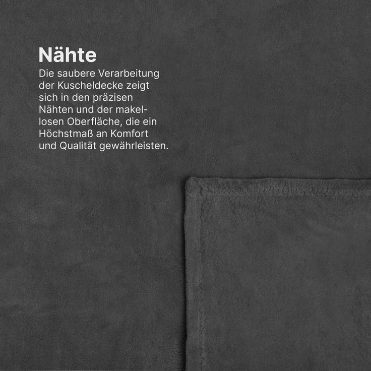 Wohndecke XXL - Mikrofaser - Flauschdecke, Bestlivings, Kuscheldecke (220x240cm) Wohndecke - Sofadecke Couchdecke Tagesdecke – Bild 2