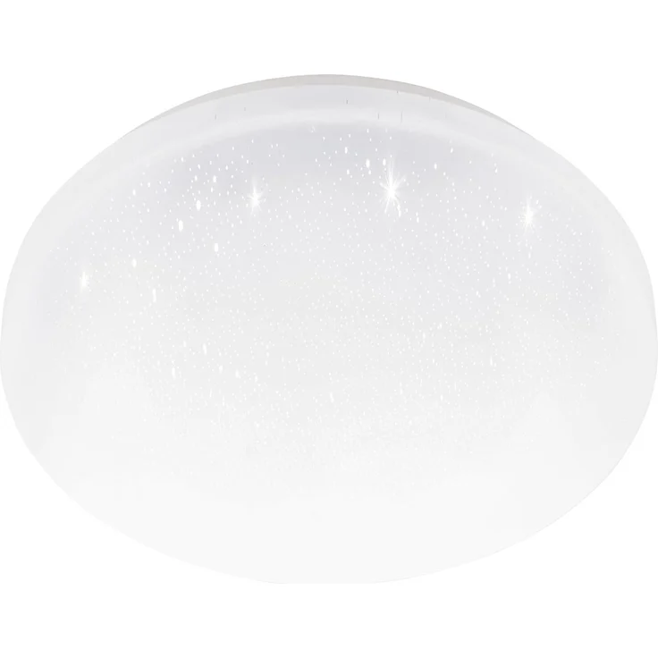 Eglo 75504 BEST CHOICE Deckenleuchte POGLIOLA-S Stahl weiss LED 12W 4000K H:5. 5cm Ø26cm