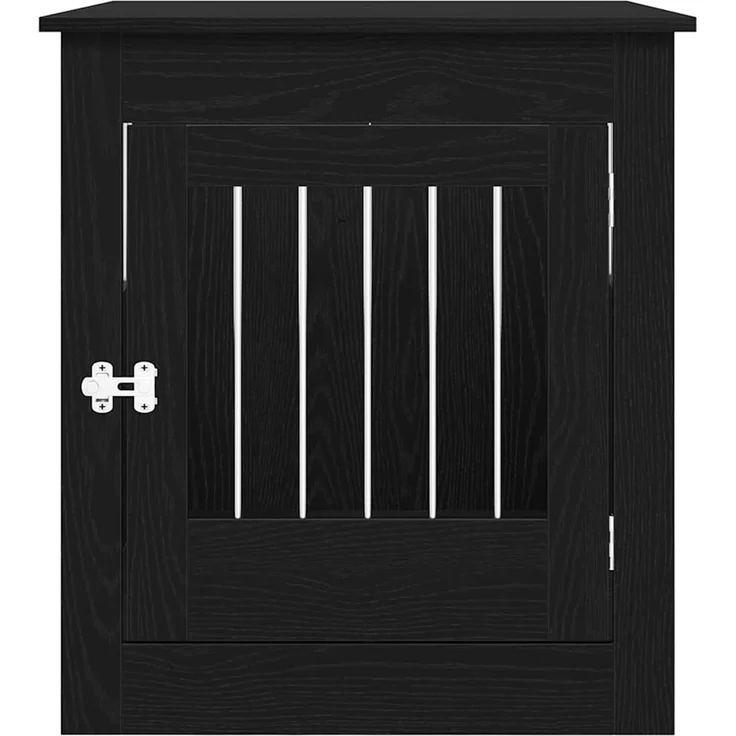 vidaXL Hundebox Möbel Schwarze Eiche 64,5x80x71 cm Holzwerkstoff 862177 – Bild 6