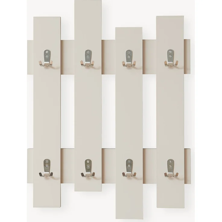 Wandgarderobe Raseborg 60x80 cm Beige [en. casa] – Bild 6